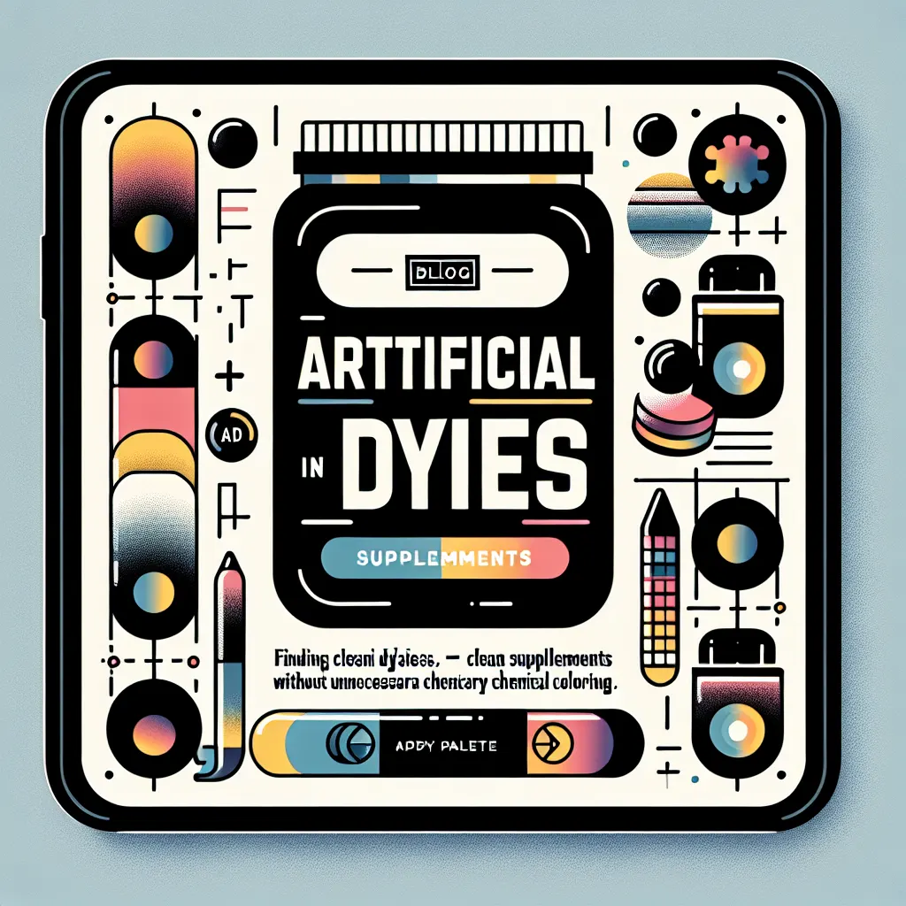 artificial dyes supplements