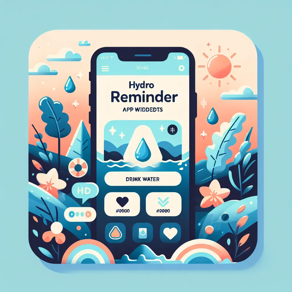 hydration reminder app widgets