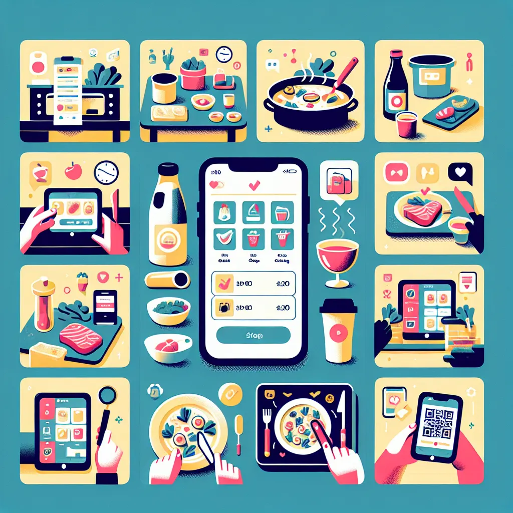 Workflow of using the Calories AI app for meal tracking