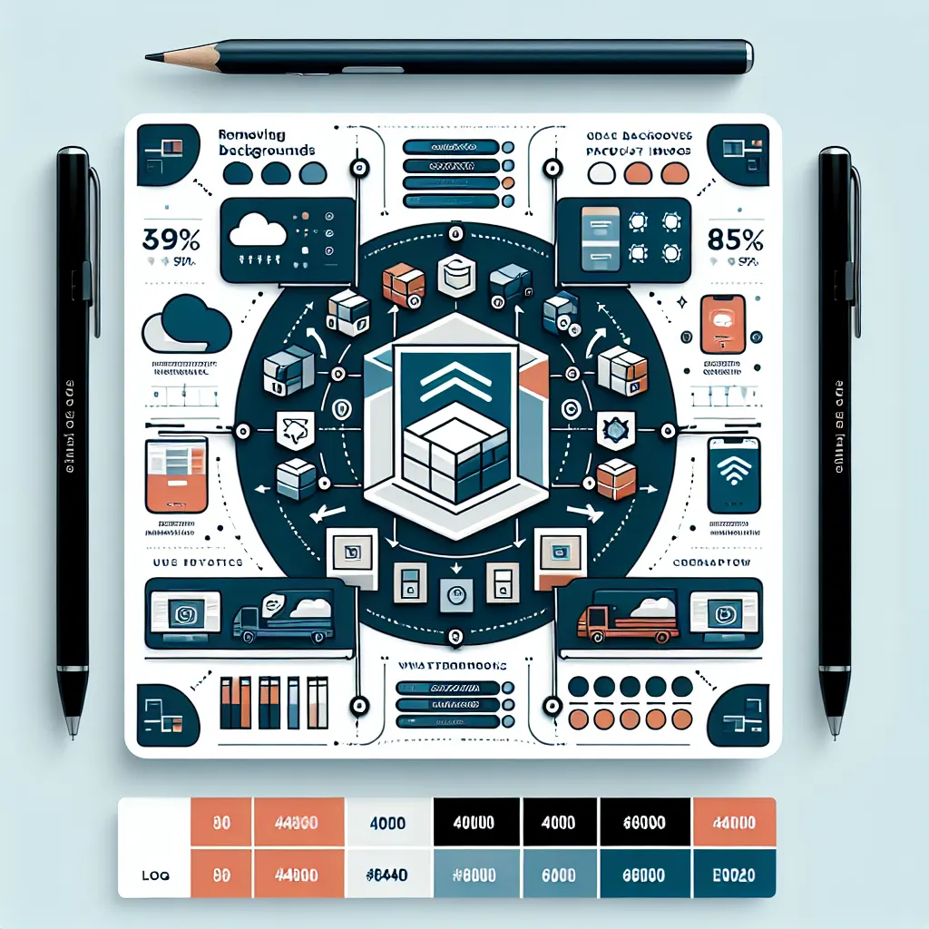 Workflow showing the steps to create a white background for products