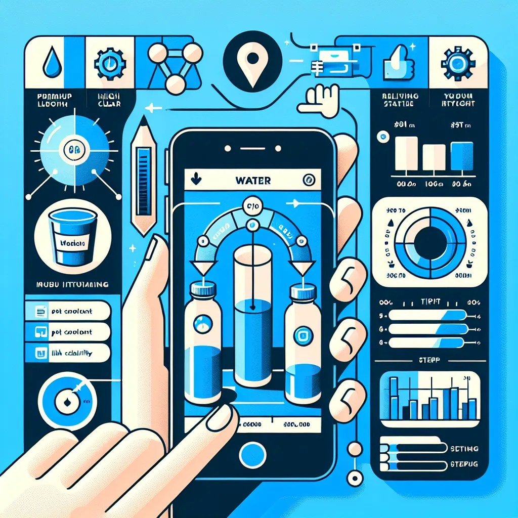 Workflow of using Drink Counter: Water Tracker