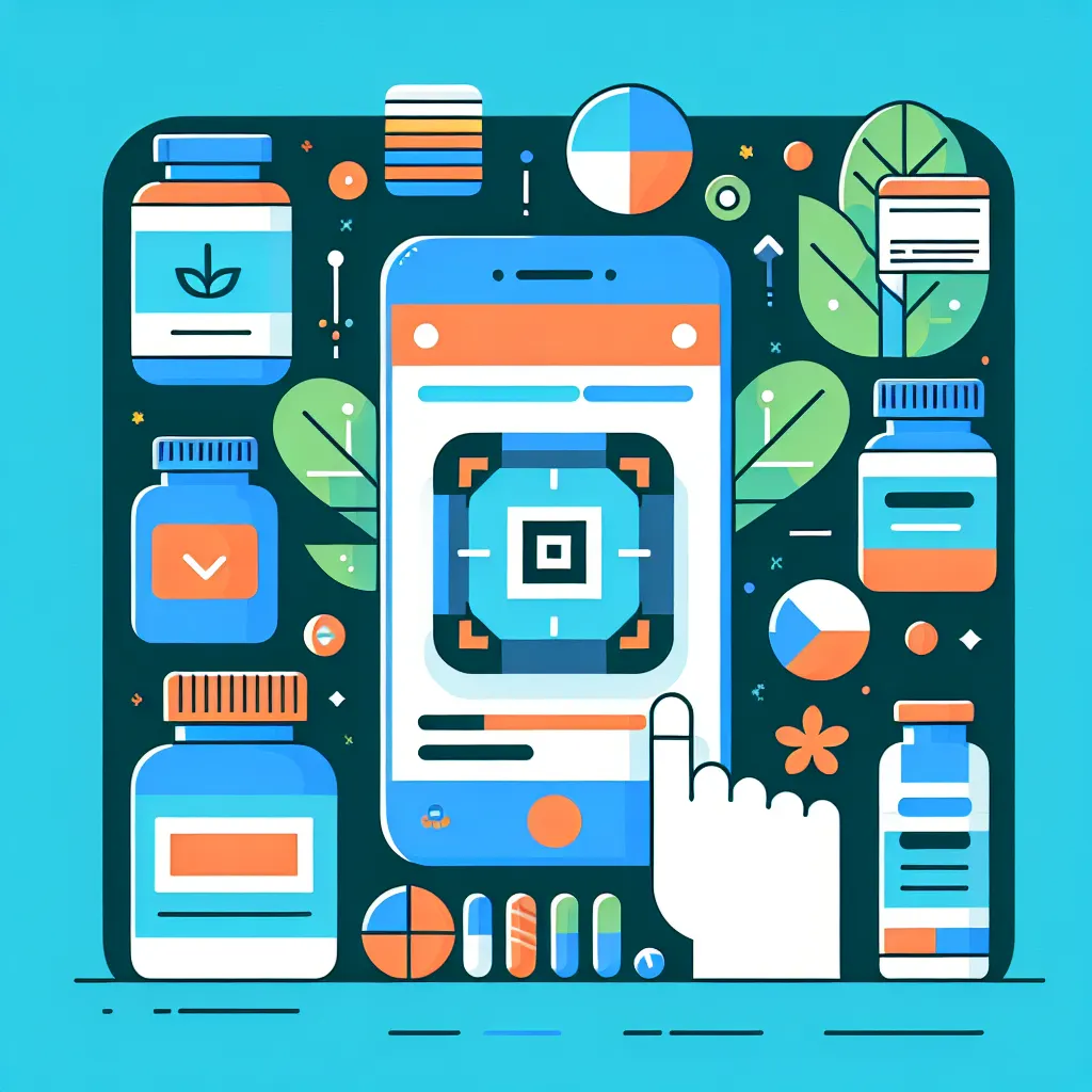 Workflow of using SuppScan to scan a supplement label.