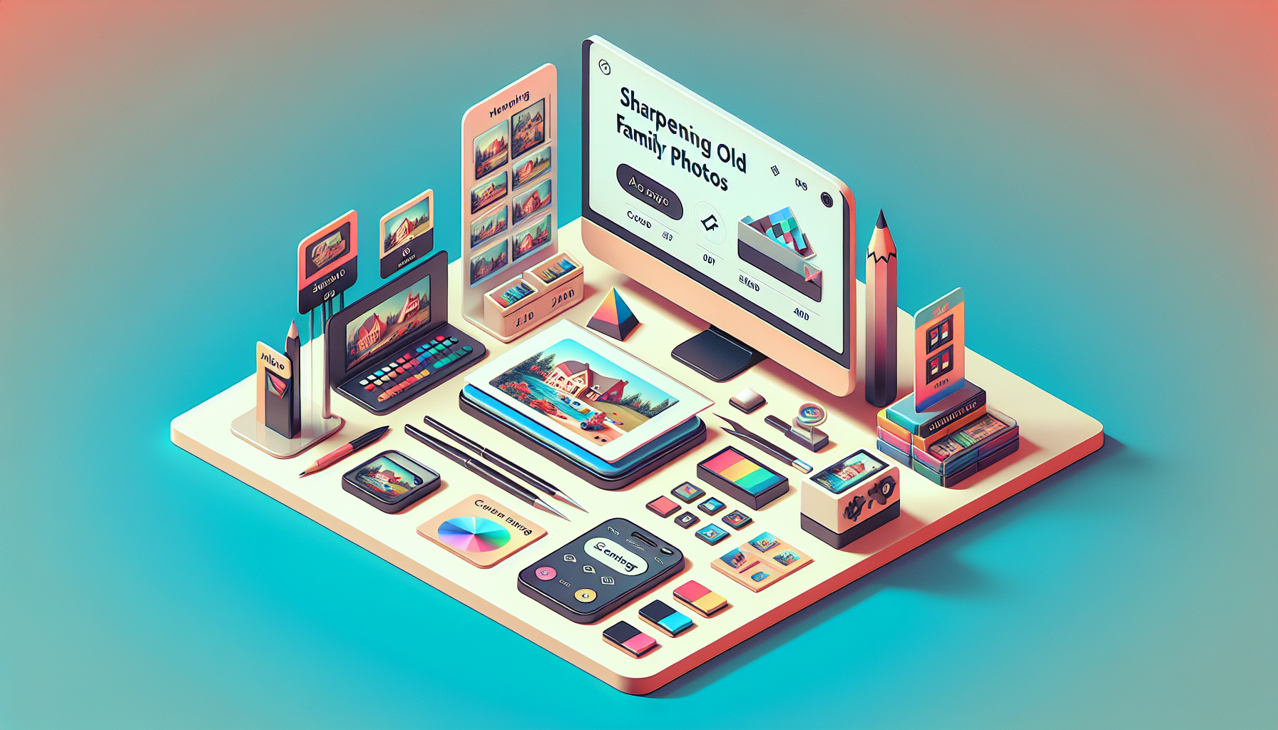 How to Sharpen Old Family Photos Fast