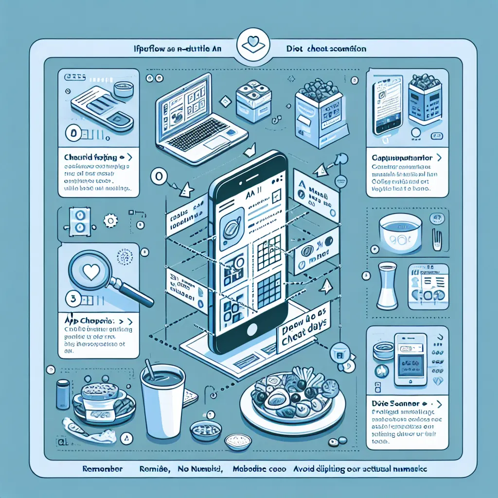 Workflow of using the Calories AI app for photo logging