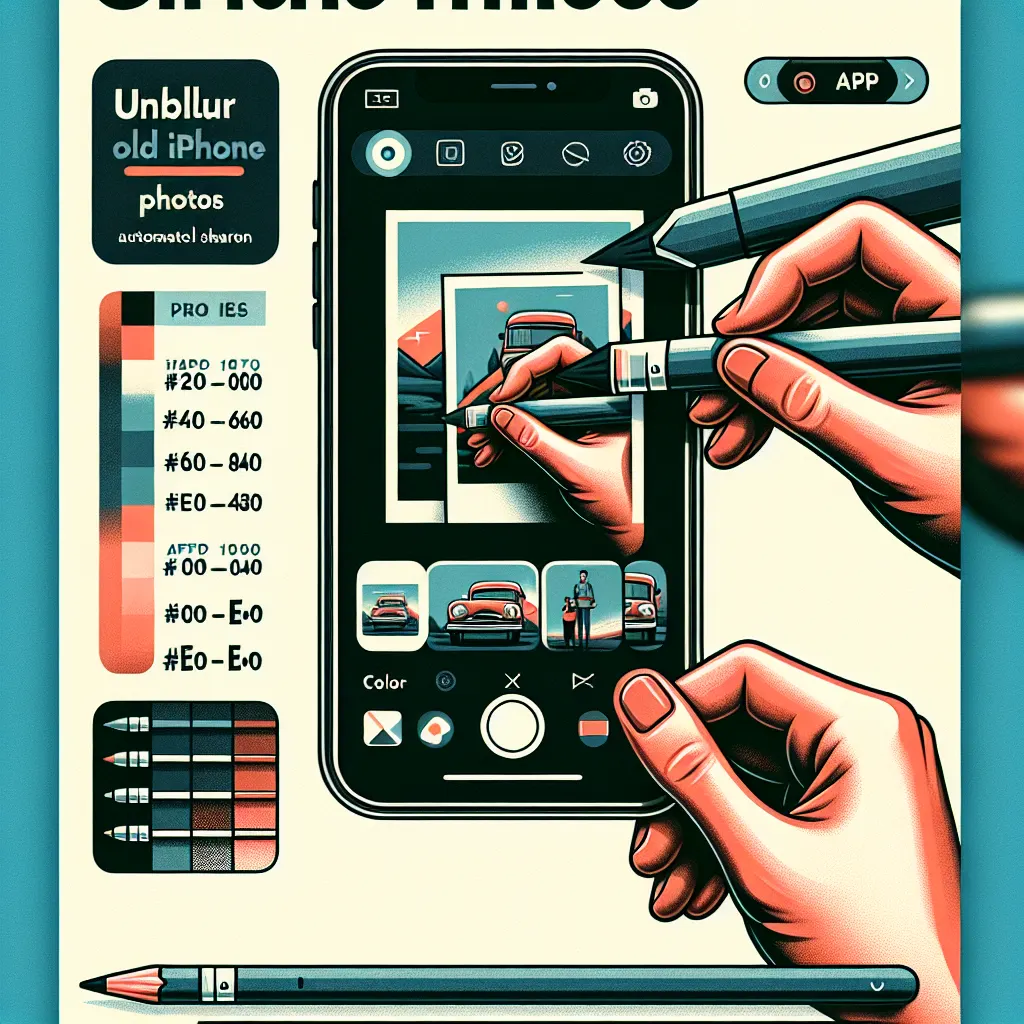 unblur old iphone photos