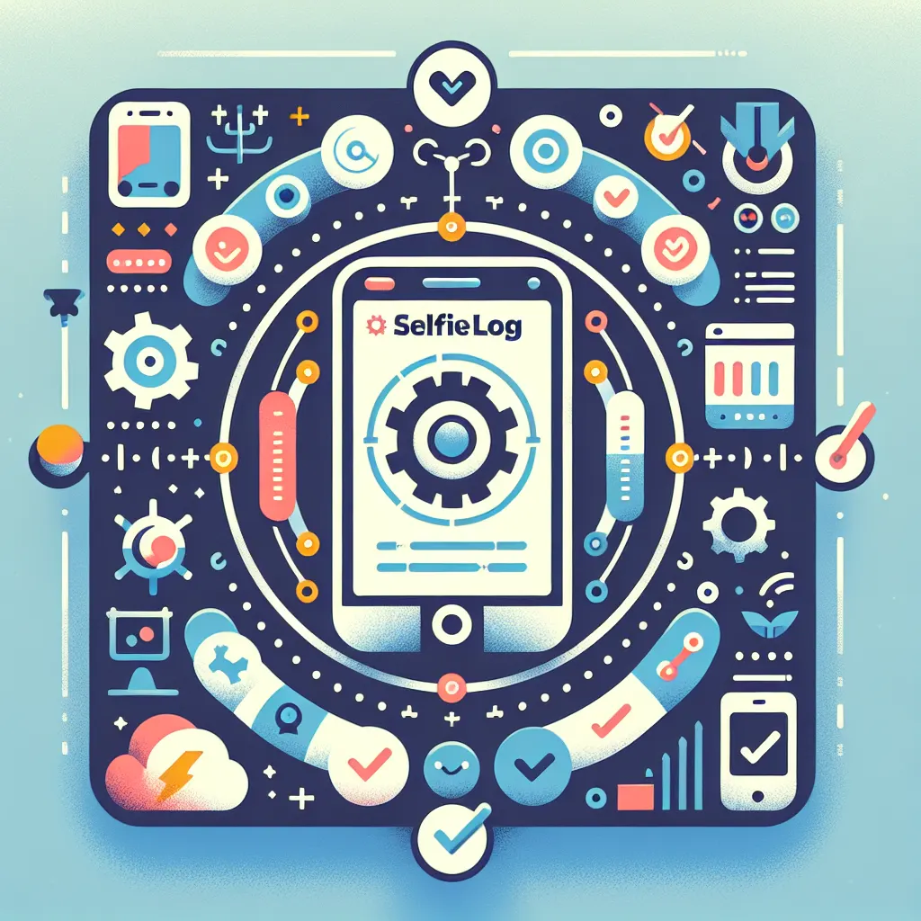 Visual guide for using SelfieLog's alignment tools