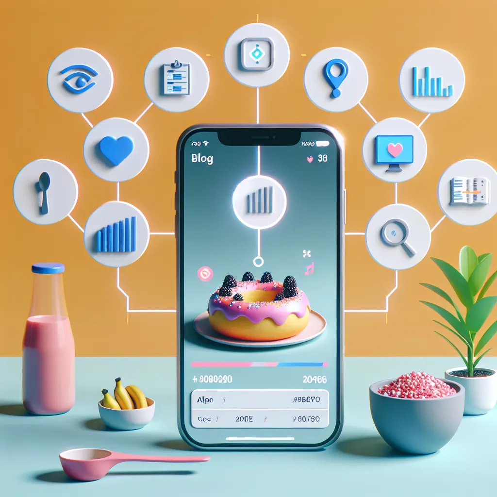 Visual workflow of using AI food scanners for meal logging