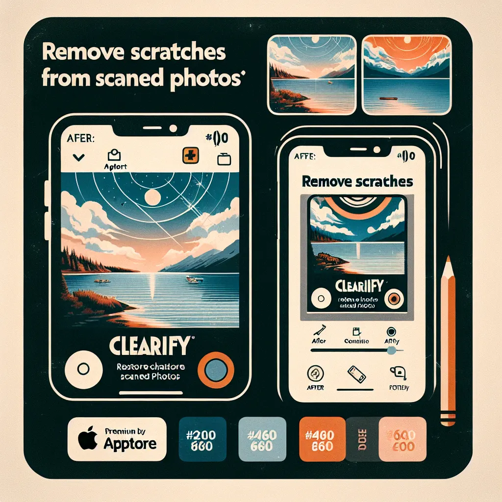 remove scratches scanned photos