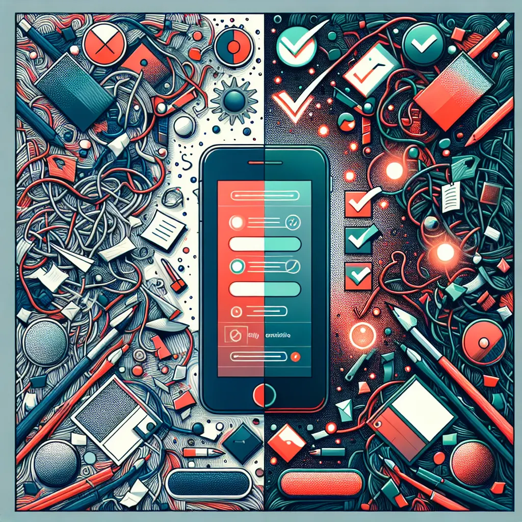 Comparison of manual photo editing vs app-based editing