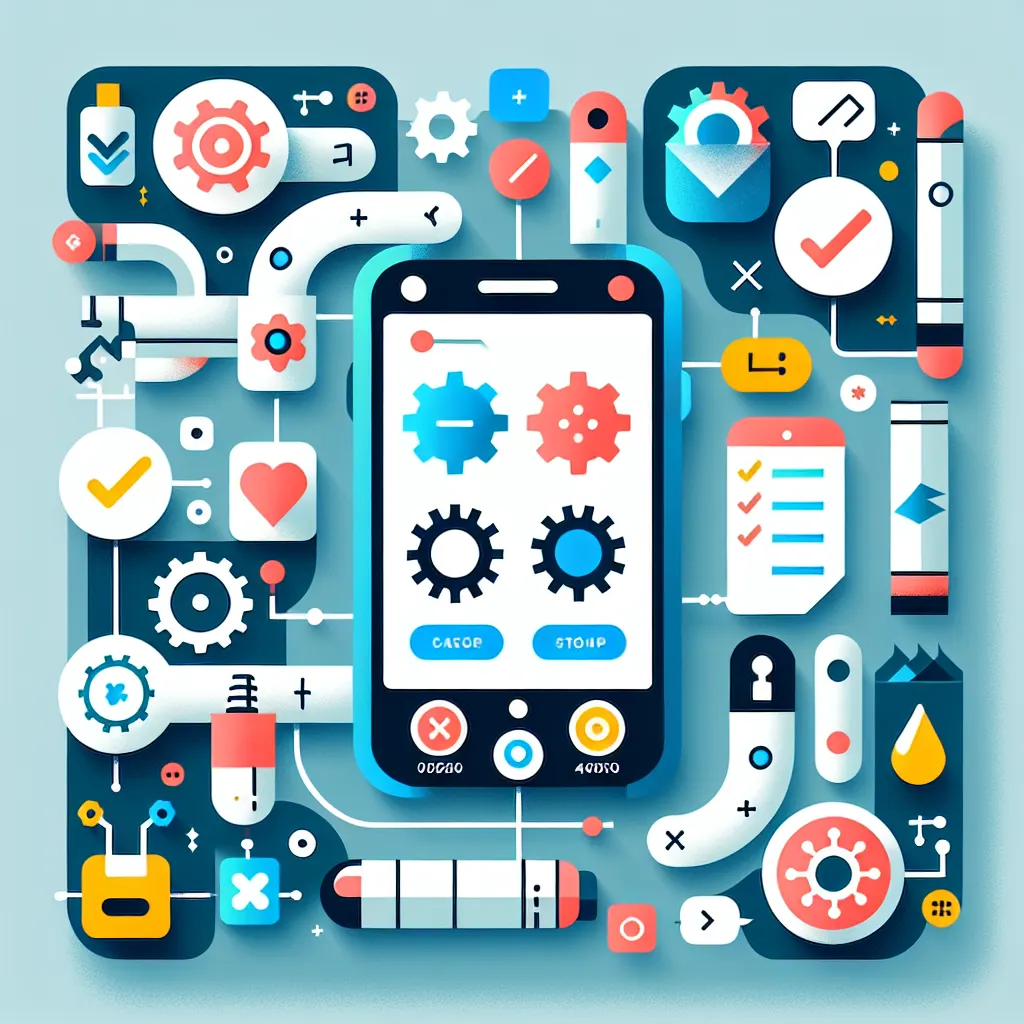 workflow of tracking nicotine withdrawal stages using an app