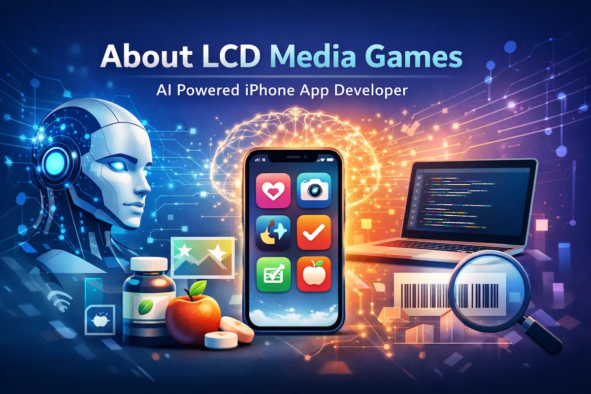 AI powered app developer lcd media games