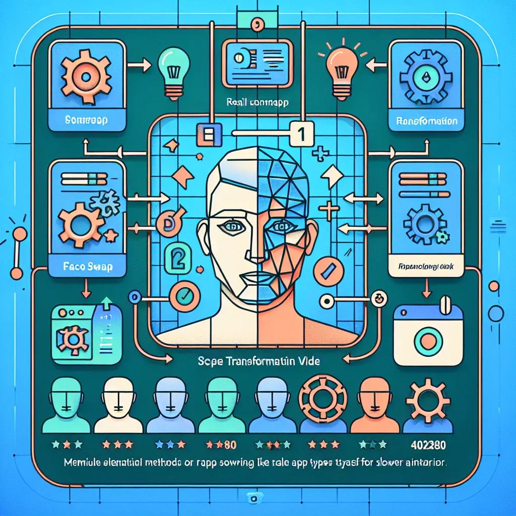 Workflow image showing steps to create before and after transformation videos using ActLike AI