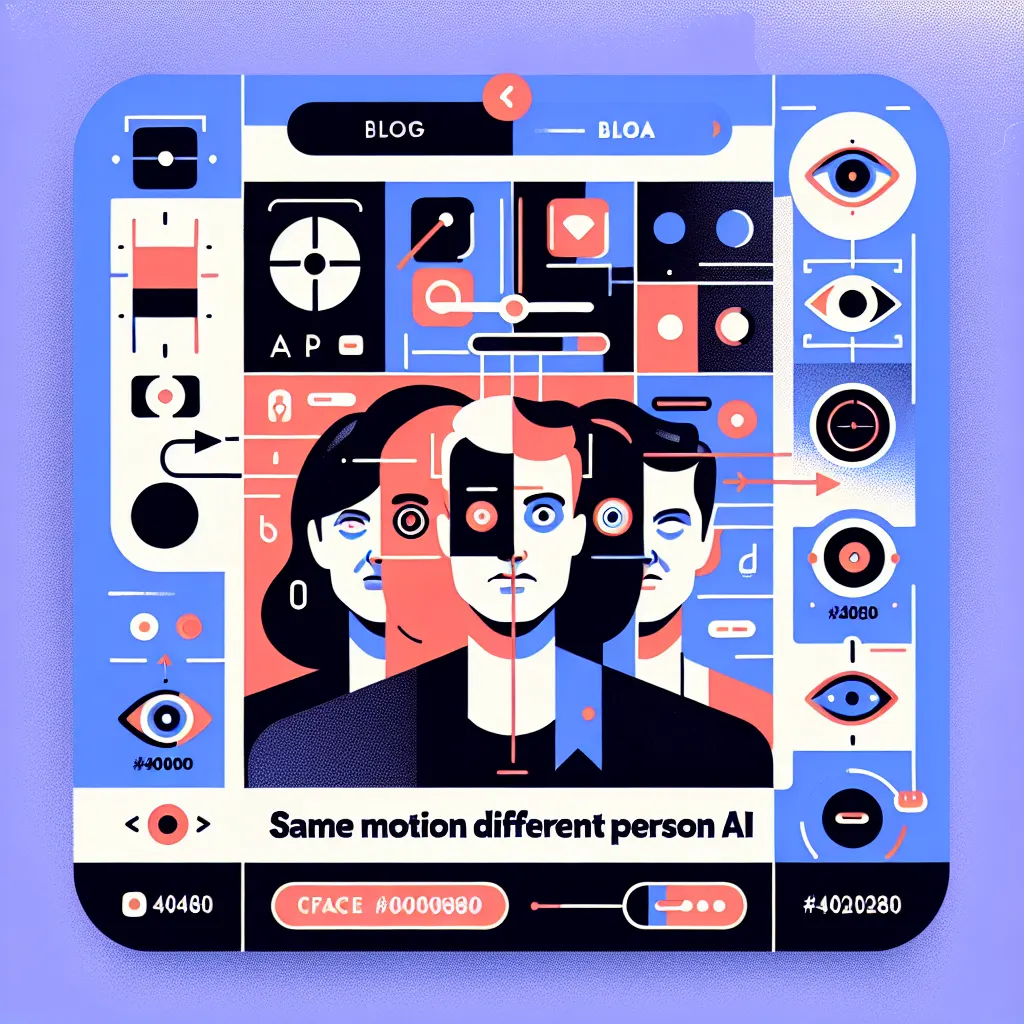 same motion different person ai