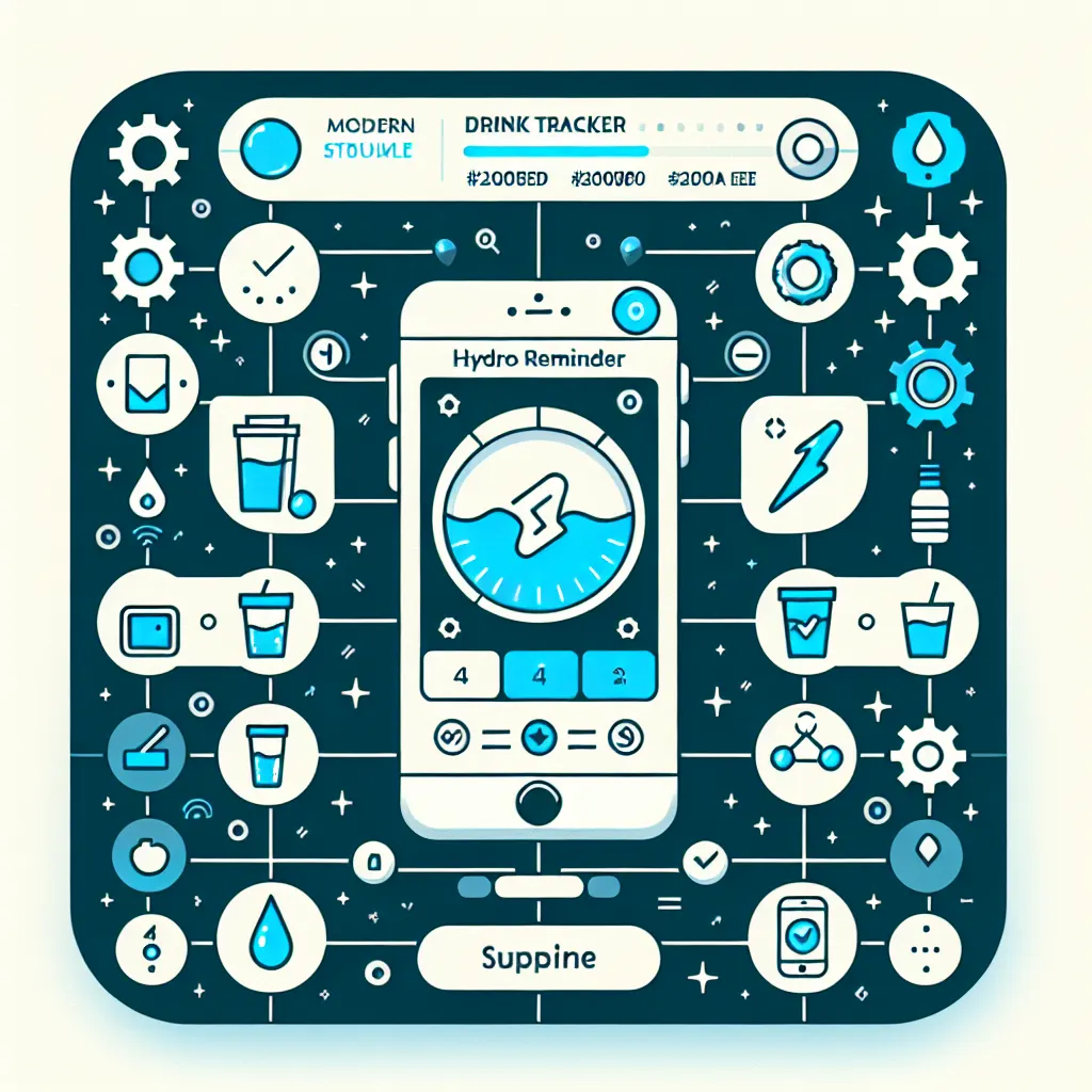 Hydro Reminder - Drink Tracker workflow explanation