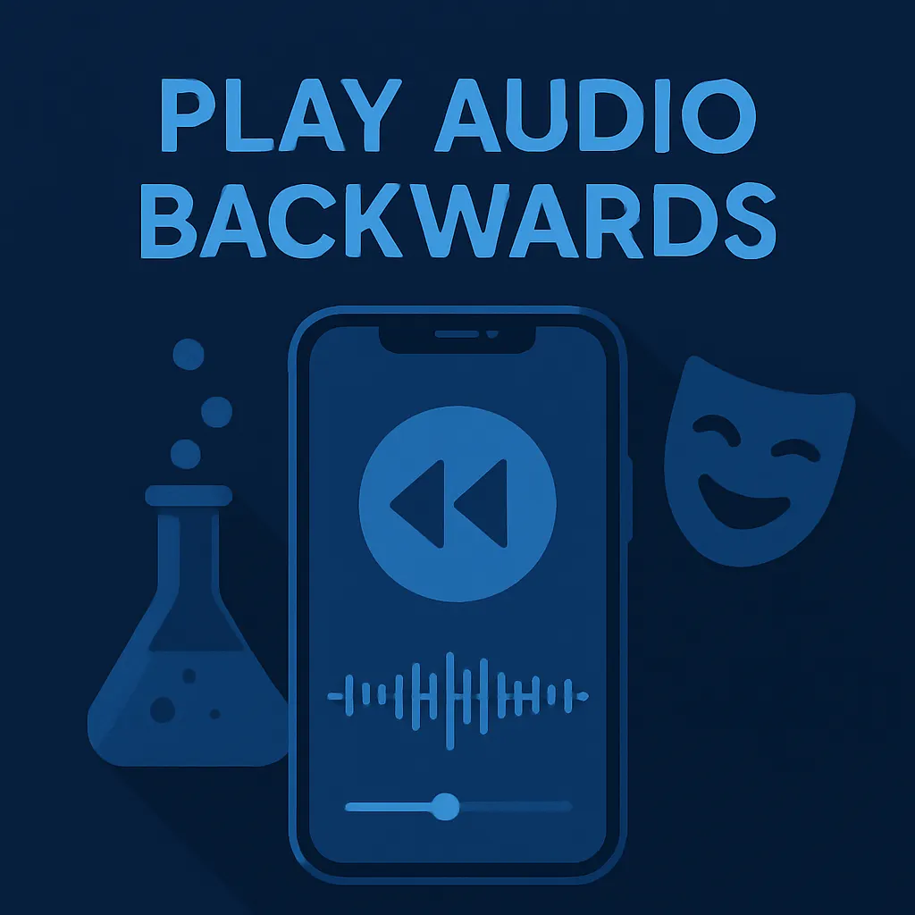 play audio backwards