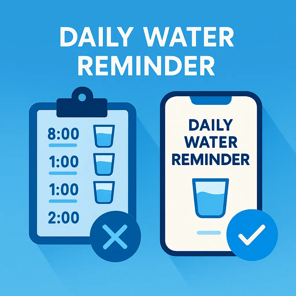 Why a daily water reminder Is Better Than Doing It Manually